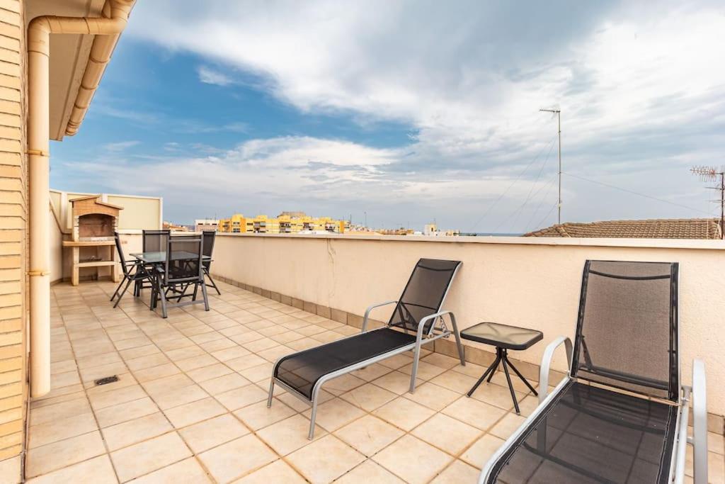 Atico Con Terraza Y Piscina Leilighet Peñíscola Eksteriør bilde